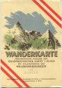 100 Hieflau 1952 - Wanderkarte mit Umschlag