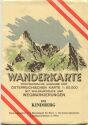 103 Kindberg 1954 - Wanderkarte mit Umschlag