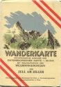 150 Zell am Ziller 1952 - Wanderkarte mit Umschlag