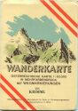 151 Krimml 1959 - Wanderkarte mit Umschlag