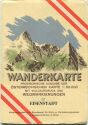 77 Eisenstadt 1952 - Wanderkarte mit Umschlag