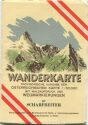 87 Scharfreiter 1953 - Wanderkarte mit Umschlag