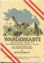99 Rottenmann 1952 - Wanderkarte mit Umschlag