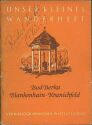 Unser kleines Wanderheft - Bad Berka - Blankenhain - Kranichfeld 1959