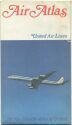 United Air Lines - Air Atlas 1968 - Faltblatt