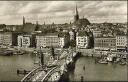 Postkarte - Stettin - Hansabr&uuml;cke
