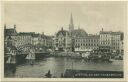 Postkarte - Stettin - An der Hansabr&uuml;cke 30er Jahre