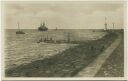 Swinem&uuml;nde - Ostmole - Foto-AK 1930