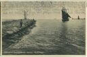 Postkarte - Swinem&uuml;nde - Hafen - Westmole