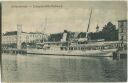 Postkarte - Swinem&uuml;nde - Dampfschiffs-Bollwerk