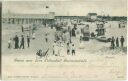 Postkarte - Swinem&uuml;nde - Strand