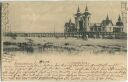 Postkarte - Swinem&uuml;nde - Strandbr&uuml;cke