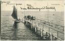 Postkarte - Swinem&uuml;nde - Landungsbr&uuml;cke