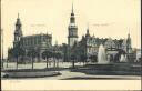 Postkarte - Dresden - Hofkirche - Schloss