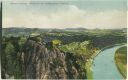 Postkarte - Blick von der Bastei gegen Rathen