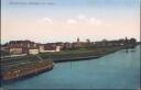 Postkarte - Gröba - Stadtteil mit Hafen