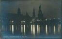 Ansichtskarte - Dresden - Elbe - Nachtaufnahme 