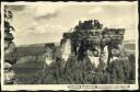 Vorderes Raubschloss - Elbsandsteingebirge - Foto-AK