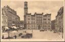 Zittau - Markt mit Rathaus 30er Jahre - Postkarte