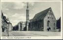 Görlitz - Obermarkt - Dreifaltigkeitskirche mit Mönch 50er Jahre