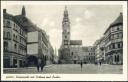 Görlitz - Untermarkt mit Rathaus und Lauben 50er Jahre