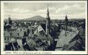 Postkarte - Görlitz - Blick vom Rathausturm nach der Landeskrone 50er Jahre