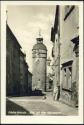 Görlitz-Altstadt - Blick auf den Nikolaiturm - Foto-AK 50er Jahre