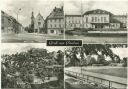 Bautzen - Steinstraße - Bahnhof - Stadion - Foto-AK Großformat