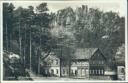 Zittauer Gebirge - Jonsdorf - Hotel Kurhaus Gondelfahrt mit den Nonnenfelsen - Foto-AK