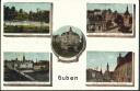 Postkarte - Guben - Villa Wilke - Sportplatz