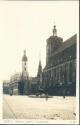 Guben - Rathaus - Stadt- und Hauptkirche - Foto-AK