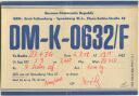 QSL - Funkkarte - DM-K-0632/F