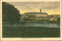 Postkarte - Hubertusburg vom Horstsee