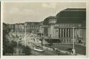 Postkarte - Leipzig - Hauptbahnhof - Strassenbahn