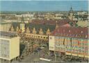 Postkarte - Leipzig - Messehaus am Markt - Altes Rathaus - AK Grossformat 1966