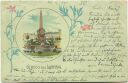 Postkarte - Leipzig - Mendebrunnen