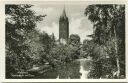 Delitzsch - Stadtgraben mit Turm - Foto-AK