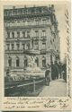 Ansichtskarte - Leipzig - Zierbrunnen am Hotel Fürstenhof