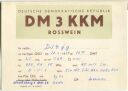 QSL - Funkkarte - DM3KKM