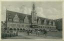 Postkarte - Leipzig - Markt mit Altem Rathaus