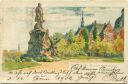 Postkarte - Leipzig - Bismarckdenkmal