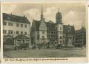 Postkarte - Halle - Marktplatz