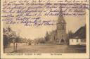 Postkarte - Neudorf - Der Kirchplatz