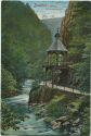 Postkarte - Bodetal - Kronentempel