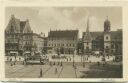 Postkarte - Halle - Marktplatz