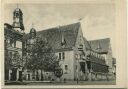 Aschersleben - Rathaus mit Henne Brunnen - AK-Grossformat