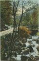 Postkarte - Bad Suderode - Wasserfall im kalten Tal
