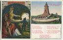 Postkarte - Kaiser Wilhelm-Denkmal auf dem Kyffhäuser - Barbarossa