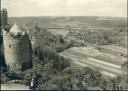 Blick von der Rudelsburg nach Burg Saaleck - Foto-AK