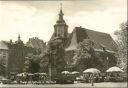 Ansichtskarte - Jena - Markt mit Rathaus und Hanfried